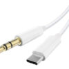 POWERTECH καλώδιο USB-C σε 3.5mm CAB-UC089, 1m, λευκό