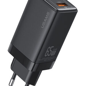 USAMS power bank US-CD214, 2x έξοδοι, wireless, 10000mAh, 20W, λευκό