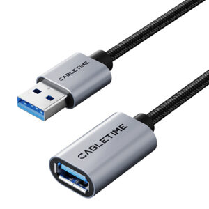 CABLETIME καλώδιο ήχου 3x RCA σε 3x RCA AV240-33N, 1.5m, μαύρο