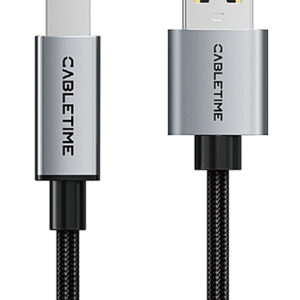 CABLETIME καλώδιο ήχου 3x RCA σε 3x RCA AV240-33N, 1.5m, μαύρο
