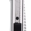 DELI μεταλλικό κοπίδι με ασφάλεια DL4255, 18mm, ασημί