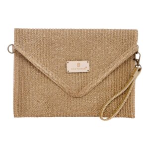 Τσάντα φάκελος clutch JH-22007 - Apricot