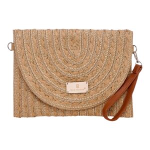 Τσάντα φάκελος clutch JH-22007 - Apricot