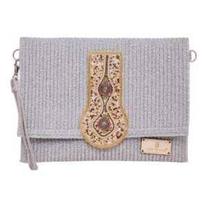 Τσάντα φάκελος clutch JH-22007 - Apricot