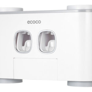 ECOCO κρεμάστρα μπάνιου/κουζίνας E23154 με 6 γάντζους, 3.8x5x40cm, λευκή