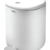 ECOCO κάδος απορριμμάτων E2228 με πεντάλ, 11lt, λευκός