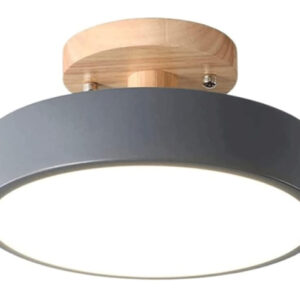 POWERTECH LED φωτιστικό οροφής HLL-0119, 12W, 4000K, Φ18x12cm, γκρι