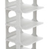 HOME USE παπουτσοθήκη HUH-0150, 5 θέσεων, 24.5x26.5x60cm, γκρι