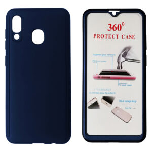 POWERTECH Θήκη Body 360° με Tempered Glass για Xiaomi Mi 9, μπλε