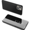 POWERTECH θήκη Clear View MOB-1666 για iPhone 13 mini, μαύρη