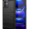 POWERTECH θήκη Carbon MOB-1848 για Xiaomi Note 12 5G/Poco X5, μαύρη