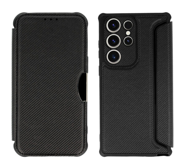 POWERTECH θήκη Razor Carbon MOB-1908 για Samsung Galaxy S23 Ultra, μαύρη