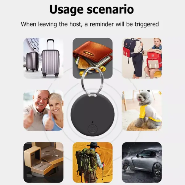 Mini Round Smart bluetooth GPS Tracker  Για κατοικίδια, παιδιά, ηλικιωμένους, αποσκευές & πολύτιμα αντικείμενα blue
