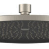 BRUNO κεφαλή ντους P25651YGNB, στρογγυλή, Φ 25.5cm, ασημί