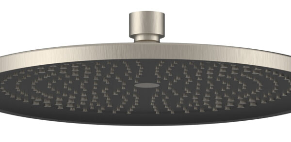 BRUNO κεφαλή ντους P25651YGNB, στρογγυλή, Φ 25.5cm, ασημί