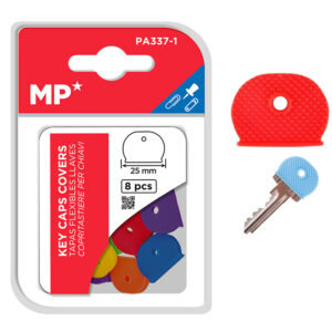 MP παραμάνες PA358-3, μεταλλικές, 32mm, ασημί, 50τμχ
