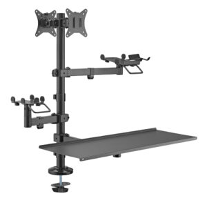 BRATECK επιτοίχια βάση LDA32-114, για 2 οθόνες 17"-32", 9kg