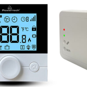 Smart θερμοστάτης πετρελαίου BHT-002-GBLW, WiFi, χωνευτός, λευκός