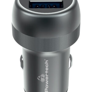 LDNIO φορτιστής αυτοκινήτου C1 με καλώδιο, USB & USB-C, 38W PD, μαύρος