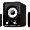 POWERTECH ηχεία Essential sound PT-843, 2.1, 5W + 2x 3W, 3.5mm, μαύρα