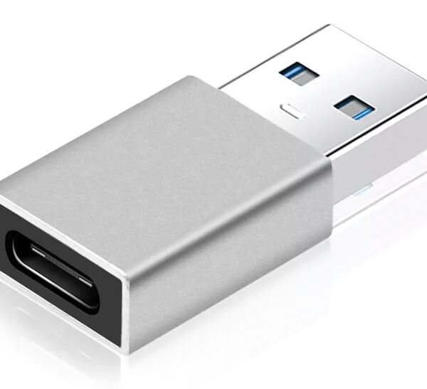 POWERTECH αντάπτορας USB 3.0 σε USB-C PTH-063, 5Gbps, ασημί