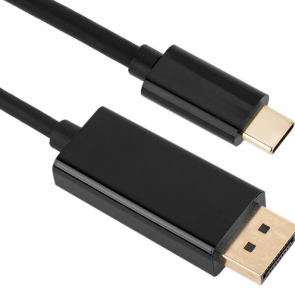 POWERTECH καλώδιο USB-C σε DisplayPort PTH-071, 4K/60Hz, 2m, μαύρο