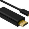 POWERTECH καλώδιο USB-C σε HDMI PTH-073, 4K/60Hz, 2m, μαύρο