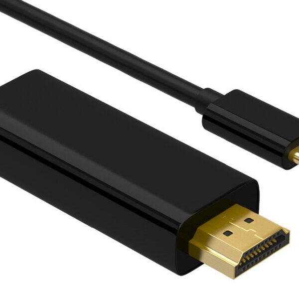 POWERTECH καλώδιο USB-C σε HDMI PTH-073, 4K/60Hz, 2m, μαύρο
