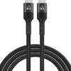 POWERTECH καλώδιο USB-C PTR-0130, PD 60W, copper, 1m, μαύρο