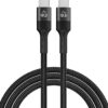 POWERTECH καλώδιο USB-C PTR-0131, PD 60W, copper, 60cm, μαύρο
