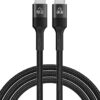 POWERTECH καλώδιο USB-C PTR-0133, PD 100W, copper, 60cm, μαύρο