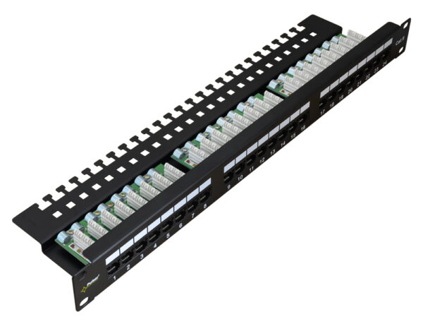PULSAR patch panel RP-U24V6, 19"/1U, 24-port, UTP Cat 6
