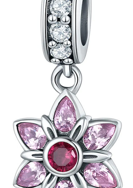 BAMOER σύμβολο Charm SCC840 για βραχιόλι/κολιέ, με ζιρκόνια, ασήμι 925