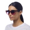 Okkia γυαλιά ηλίου Claudia Big Cat Eye - Havana pink