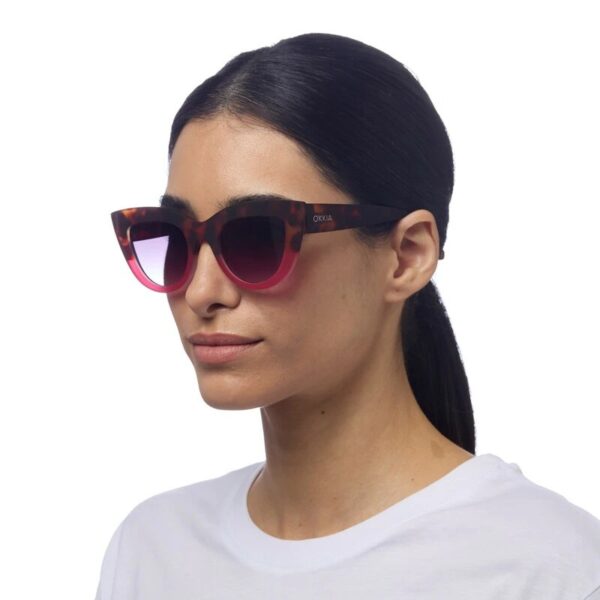 Okkia γυαλιά ηλίου Claudia Big Cat Eye - Havana pink