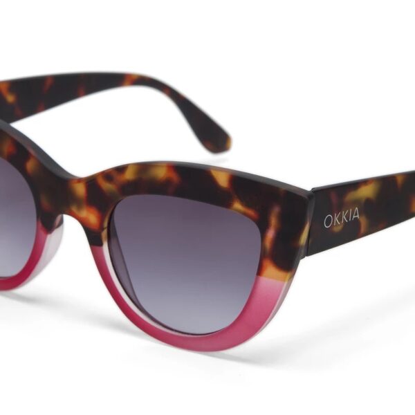 Okkia γυαλιά ηλίου Claudia Big Cat Eye - Havana pink