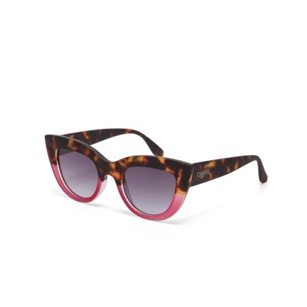 Okkia γυαλιά ηλίου Claudia Big Cat Eye - Havana pink
