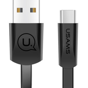 USAMS Καλώδιο USB σε USB-C US-SJ200, 10W, 1.2m, μαύρο