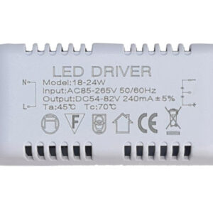 POWERTECH LED φωτιστικό οροφής HLL-0117, 24W, 4000K, Φ38x9cm, γκρι