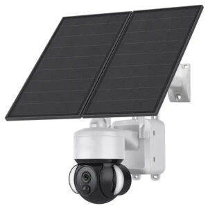 SECTEC smart ηλιακή κάμερα ST-S528M-4G-3MASR με προβολείς, 3MP, 4G, PTZ