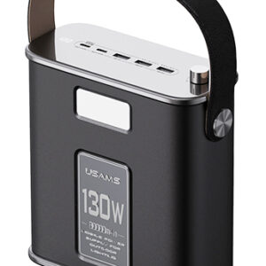 USAMS power bank US-CD214, 2x έξοδοι, wireless, 10000mAh, 20W, λευκό
