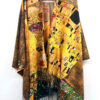 Sequoia Γυναικεία Πασμίνα Διπλής Όψης Gustav Klimt – Το Φιλί 06-22 multi color