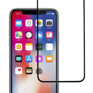 POWERTECH Tempered Glass 5D, Full Glue, iPhone 11 Pro Max, μαύρο