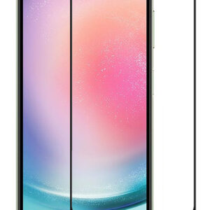 POWERTECH tempered glass 3D TGC-0636, Samsung A24, full glue, μαύρο