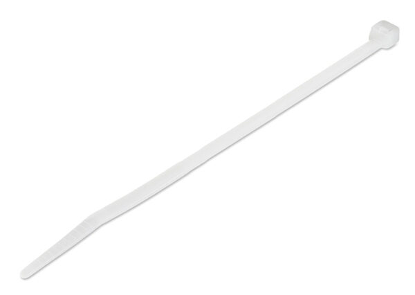 POWERTECH δεματικά καλωδίων TIES-055, 300x4.8mm, λευκά, 100τμχ