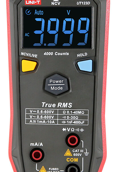 UNI-T ψηφιακό πολύμετρο UT123D, True RMS, NCV, AC/DC