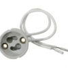 ADELEQ ντουί λάμπας GU10 με καλώδιο 16-73, 15cm, 230V, κεραμικό, λευκό