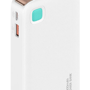 USAMS power bank CD242, magnetic wireless, USB-C έξοδος, 10000mAh, 20W, γκρι