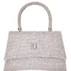 Τσάντα φάκελος clutch CK6025 - Ασημί