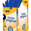 BIC στυλό διαρκείας Cristal με μύτη 1mm, μπλε 50τμχ